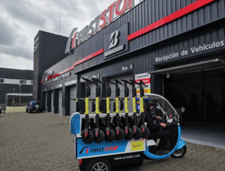 el servicio de mantenimiento para patinetes eléctricos