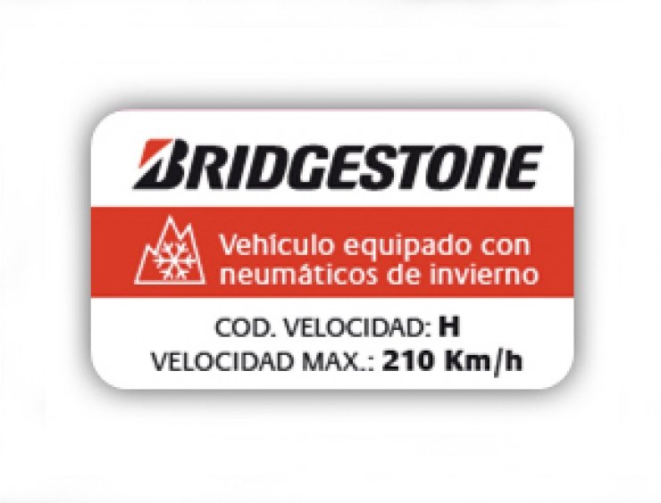 Montaje de neumáticos con símbolo de velocidad inferior al del vehículo