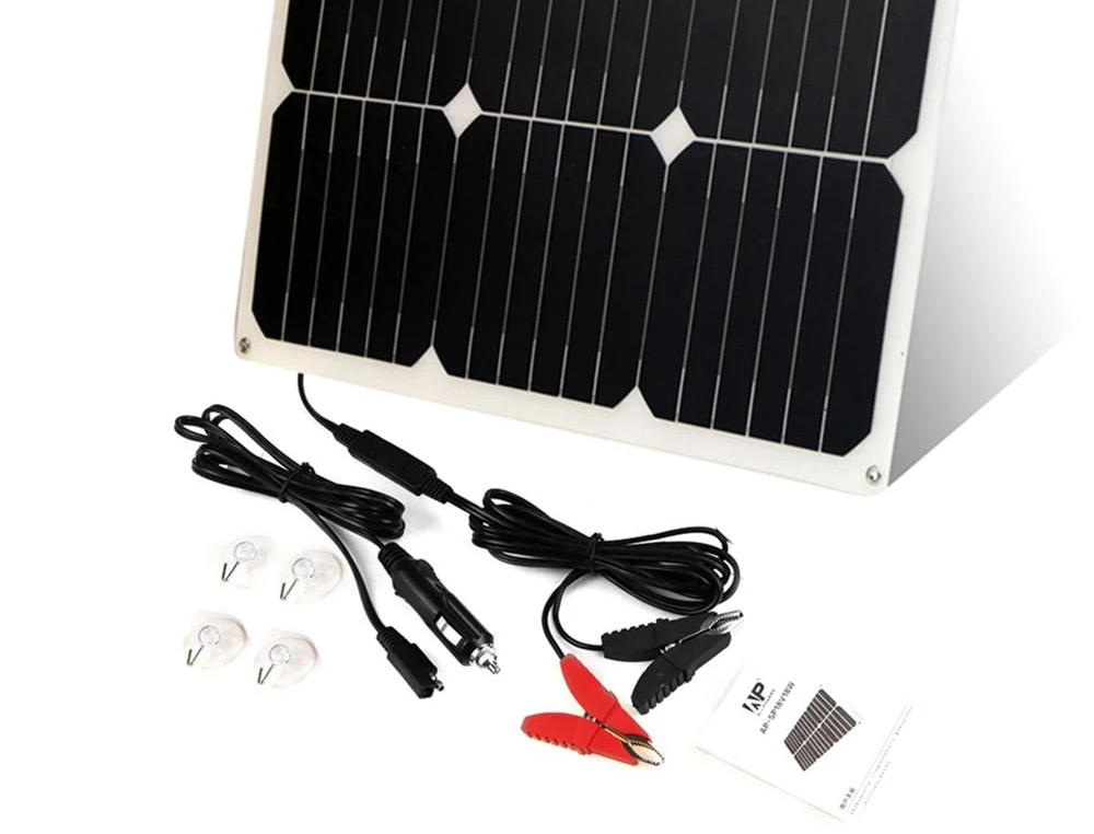 Bater a Solar de coche maintanger 12V 18 W Panel Solar de barco para coche cargador