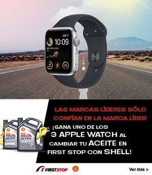 ¡Gana en uno de los 3 Apple Watch con tu cambio de aceite Shell! 