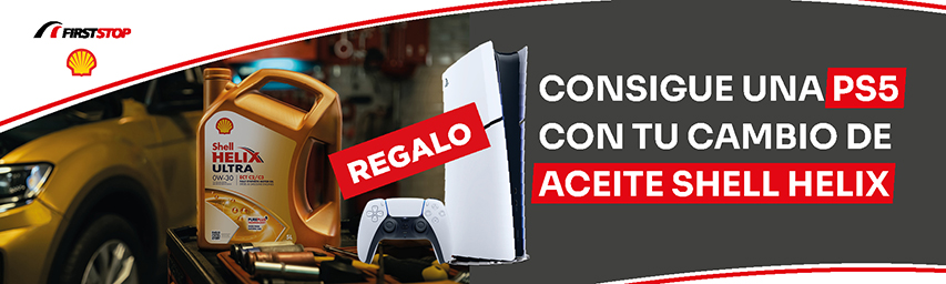 Gana una PS5 por tu cambio de aceite con Shell
