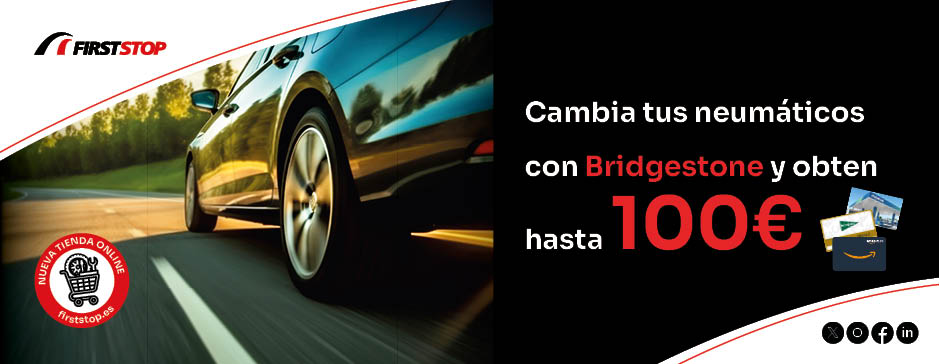 LO QUE REALMENTE IMPORTA ES TU SEGURIDAD, CAMBIA AHORA TUS NEUMÁTICOS BRIDGESTONE Y CONSIGUE HASTA 100€